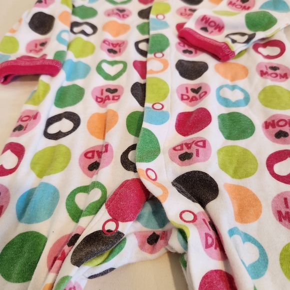 Circo 9Month Colorful Polka Dot Footed Sleep N Play Outfit - Picture 5 of 6